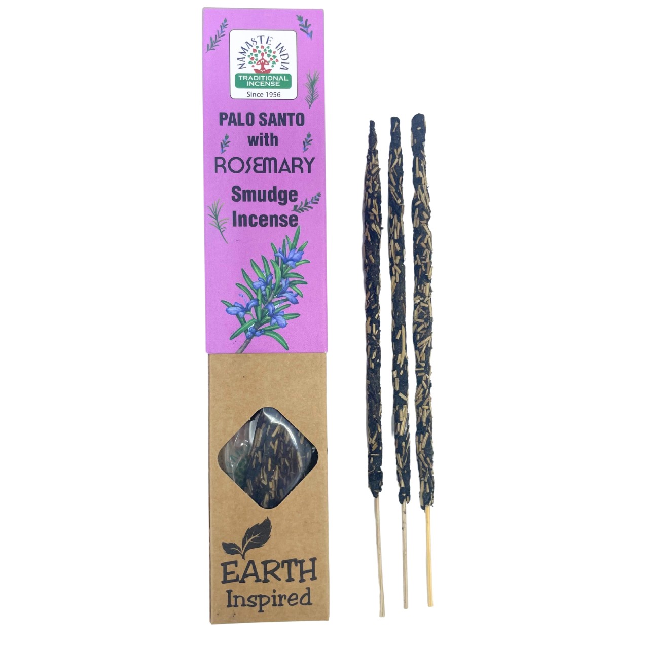 Namaste Earth Smudge Palo Santo & Rosmarin Räucherstäbchen 30g